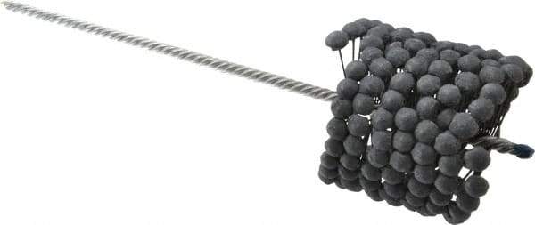 Brush Research Mfg. - 3-1/2" to 3-3/4" Bore Diam, 240 Grit, Silicon Carbide Flexible Hone - Extra Fine, 13-1/2" OAL - Exact Tool & Supply