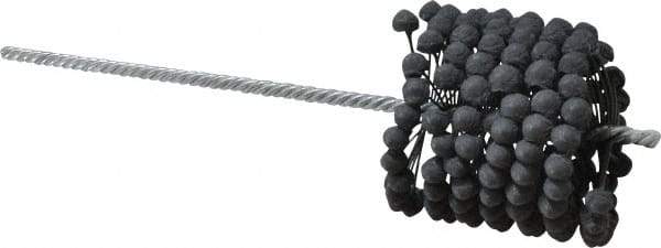 Brush Research Mfg. - 3-1/2" to 3-3/4" Bore Diam, 320 Grit, Silicon Carbide Flexible Hone - Extra Fine, 13-1/2" OAL - Exact Tool & Supply