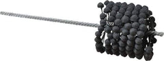 Brush Research Mfg. - 3-1/2" to 3-3/4" Bore Diam, 320 Grit, Silicon Carbide Flexible Hone - Extra Fine, 13-1/2" OAL - Exact Tool & Supply