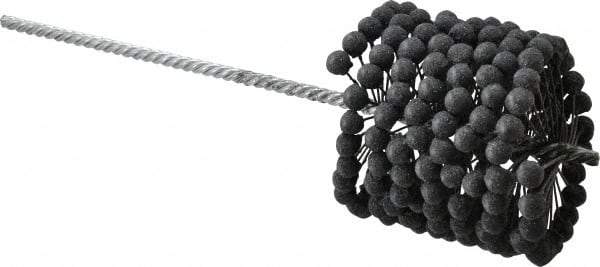 Brush Research Mfg. - 3-7/8" to 4-1/8" Bore Diam, 120 Grit, Silicon Carbide Flexible Hone - Fine, 13-1/2" OAL - Exact Tool & Supply