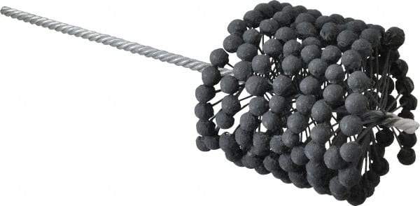Brush Research Mfg. - 3-7/8" to 4-1/8" Bore Diam, 320 Grit, Silicon Carbide Flexible Hone - Extra Fine, 13-1/2" OAL - Exact Tool & Supply