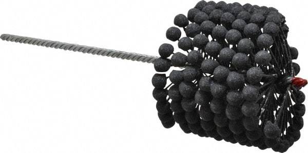 Brush Research Mfg. - 4-3/8" to 4-5/8" Bore Diam, 180 Grit, Silicon Carbide Flexible Hone - Extra Fine, 13-1/2" OAL - Exact Tool & Supply