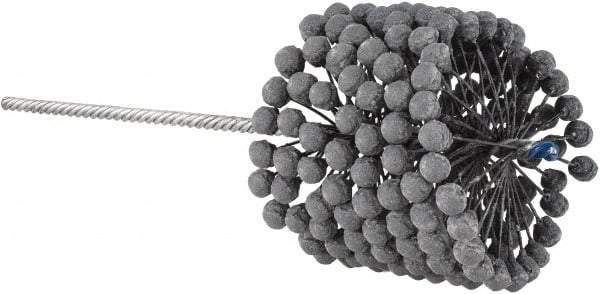 Brush Research Mfg. - 4-3/8" to 4-5/8" Bore Diam, 240 Grit, Silicon Carbide Flexible Hone - Extra Fine, 13-1/2" OAL - Exact Tool & Supply