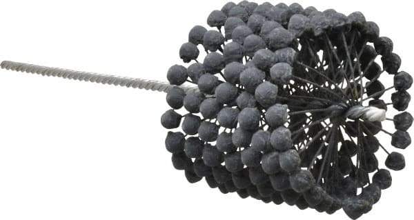 Brush Research Mfg. - 4-3/8" to 4-5/8" Bore Diam, 320 Grit, Silicon Carbide Flexible Hone - Extra Fine, 13-1/2" OAL - Exact Tool & Supply