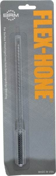 Brush Research Mfg. - 0.276" Bore Diam, 240 Grit, Silicon Carbide Flexible Hone - Extra Fine, 8" OAL - Exact Tool & Supply