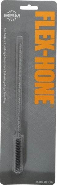 Brush Research Mfg. - 0.394" Bore Diam, 120 Grit, Silicon Carbide Flexible Hone - Fine, 8" OAL - Exact Tool & Supply
