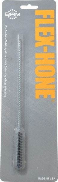 Brush Research Mfg. - 0.394" Bore Diam, 240 Grit, Silicon Carbide Flexible Hone - Extra Fine, 8" OAL - Exact Tool & Supply