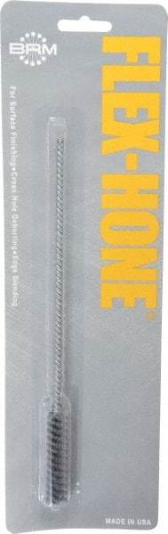 Brush Research Mfg. - 0.433" Bore Diam, 120 Grit, Silicon Carbide Flexible Hone - Fine, 8" OAL - Exact Tool & Supply