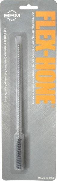 Brush Research Mfg. - 0.433" Bore Diam, 320 Grit, Silicon Carbide Flexible Hone - Extra Fine, 8" OAL - Exact Tool & Supply