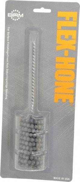 Brush Research Mfg. - 1-1/2" Bore Diam, 240 Grit, Silicon Carbide Flexible Hone - Extra Fine, 8" OAL - Exact Tool & Supply