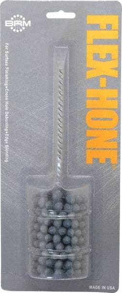 Brush Research Mfg. - 2" Bore Diam, 240 Grit, Silicon Carbide Flexible Hone - Extra Fine, 8" OAL - Exact Tool & Supply
