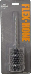 Brush Research Mfg. - 2" Bore Diam, 320 Grit, Silicon Carbide Flexible Hone - Extra Fine, 8" OAL - Exact Tool & Supply