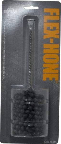 Brush Research Mfg. - 2-1/4" Bore Diam, 120 Grit, Silicon Carbide Flexible Hone - Fine, 8" OAL - Exact Tool & Supply