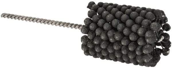 Brush Research Mfg. - 2-1/4" Bore Diam, 320 Grit, Silicon Carbide Flexible Hone - Extra Fine, 8" OAL - Exact Tool & Supply