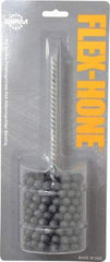 Brush Research Mfg. - 2-1/2" Bore Diam, 180 Grit, Silicon Carbide Flexible Hone - Extra Fine, 8" OAL - Exact Tool & Supply