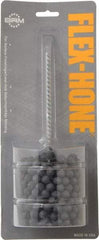 Brush Research Mfg. - 2-3/4" Bore Diam, 120 Grit, Silicon Carbide Flexible Hone - Fine, 8" OAL - Exact Tool & Supply