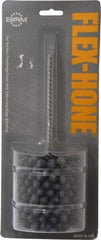 Brush Research Mfg. - 2-3/4" Bore Diam, 320 Grit, Silicon Carbide Flexible Hone - Extra Fine, 8" OAL - Exact Tool & Supply