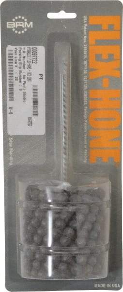Brush Research Mfg. - 3" Bore Diam, 120 Grit, Silicon Carbide Flexible Hone - Fine, 8" OAL - Exact Tool & Supply