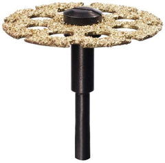 Dremel - 1/8 Inch Collet, Rotary Tool Cutting Wheel with Mandrel - 1-1/4 Inch Diameter x 0.07 Inch Thick - Exact Tool & Supply