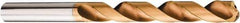 Sandvik Coromant - 10.3mm 140° Solid Carbide Jobber Drill - Multilayer TiAlN Finish, Right Hand Cut, Spiral Flute, Straight Shank, 5.5118" OAL, Split Point - Exact Tool & Supply