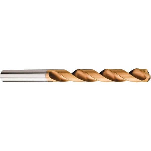 Sandvik Coromant - 5.56mm 140° Spiral Flute Solid Carbide Taper Length Drill Bit - Exact Tool & Supply