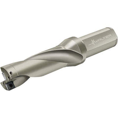 Walter - 129mm Max Drill Depth, 3xD, 43mm Diam, Indexable Insert Drill - 2 Inserts, 40mm Shank Diam, Flange Shank - Exact Tool & Supply