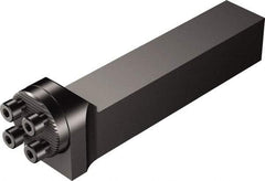 Sandvik Coromant - 3/4 x 3/4;32 System Size, Modular Tool Holding System Adapter - 4.1201" Projection, 4.1201" OAL, Through Coolant - Exact Tool & Supply