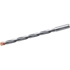 Walter-Titex - 19mm 140° Spiral Flute Solid Carbide Taper Length Drill Bit - Exact Tool & Supply