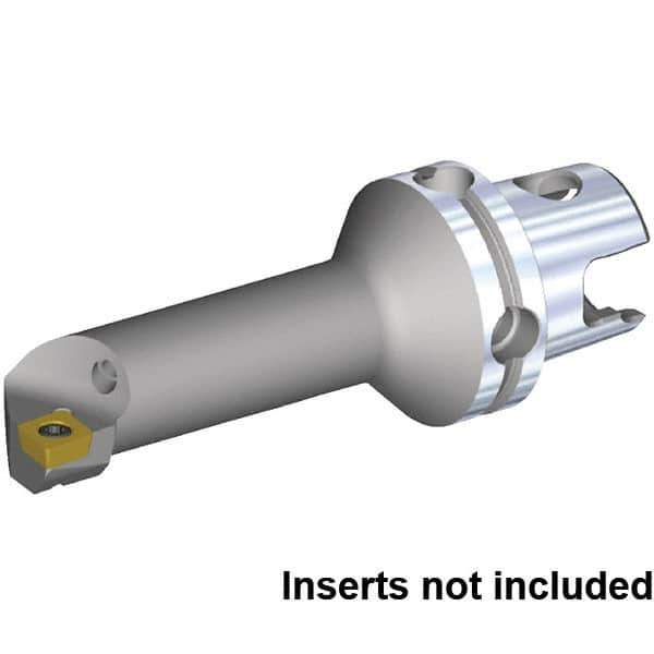 Kennametal - Left Hand Cut, 32mm Min Bore Diam, Size KM40TS Steel Modular Boring Cutting Unit Head - 75.04mm Max Bore Depth, Through Coolant, Compatible with CP.. 09T308, CP.. 3252 - Exact Tool & Supply