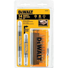 DeWALT - 14 Piece, Screwdriver Bit Set - #2, 1/4" Drive - Exact Tool & Supply