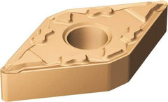 Sandvik Coromant - DNMG441 SF Grade 1105 Carbide Turning Insert - TiAlN2 Finish, 55° Diamond, 1/2" Inscr Circle, 1/4" Thick, 1/64" Corner Radius - Exact Tool & Supply