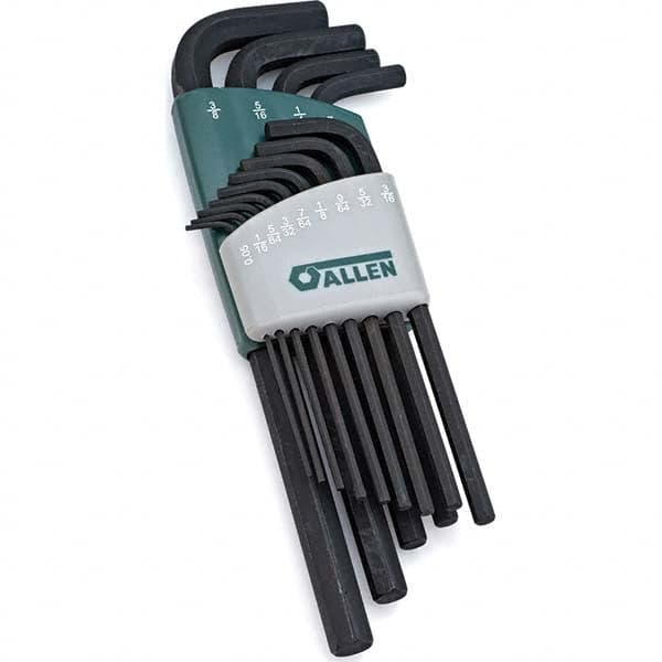 Allen - Hex Key Sets Tool Type: Hex Handle Type: L-Key Long Arm - Exact Tool & Supply
