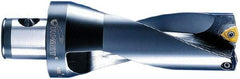Komet - 150mm Max Drill Depth, 2xD, 75mm Diam, Indexable Insert Drill - 2 Inserts, ABS 80 Modular Connection Shank - Exact Tool & Supply