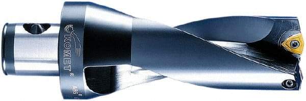 Komet - 156mm Max Drill Depth, 3xD, 52mm Diam, Indexable Insert Drill - 2 Inserts, ABS 63 Modular Connection Shank - Exact Tool & Supply