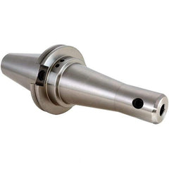 Techniks - CAT50 Taper Shank 1/2 Hole End Mill Holder & Adapter - 1-3/8" Nose Diam, 6-1/2" Projection - Exact Tool & Supply