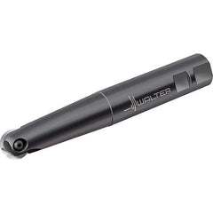 Walter - 25.4mm Cut Diam, 12.5mm Max Depth of Cut, 31.75mm Shank Diam, 210mm OAL, Indexable Ball Nose End Mill - 9,500 Max RPM - Exact Tool & Supply