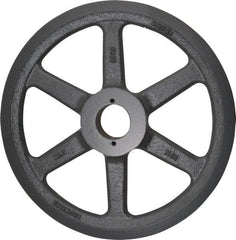 Browning - 1 Groove, 3/8 to 1-1/2 Bore Diam, 11-1/4" Outside Diam, QD Bushed V Belt Sheave - 10.5 A Diam Belt Pitch - Exact Tool & Supply