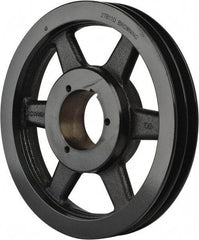 Browning - 2 Groove, 3/4 to 2-11/16 Bore Diam, 11.35" Outside Diam, QD Bushed V Belt Sheave - 10.6 A Diam Belt Pitch - Exact Tool & Supply