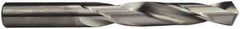 M.A. Ford - 33/64" 118° Solid Carbide Jobber Drill - TiN Finish, Right Hand Cut, Spiral Flute, Straight Shank, 5-1/4" OAL, Four Facet Point - Exact Tool & Supply