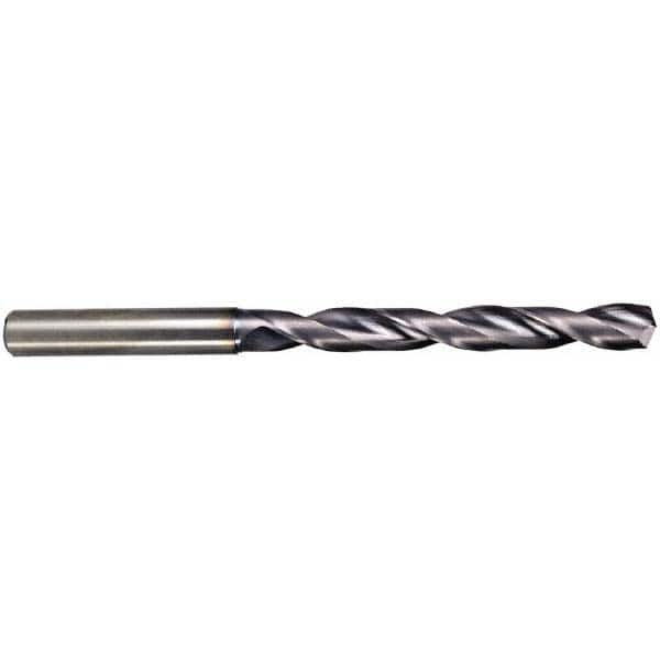 M.A. Ford - 6.3mm 142° Spiral Flute Solid Carbide Taper Length Drill Bit - Exact Tool & Supply