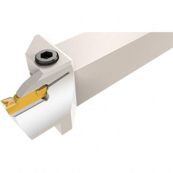 Iscar - HFH, External, Right Hand, 14mm Max Depth of Cut, 5mm Max Groove Width, Indexable Grooving Tool Holder - DGN.., GRIP, HFP.. Insert Compatibility, 25mm Shank Height, 25mm Shank Width, 150mm OAL - Exact Tool & Supply