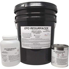 Made in USA - 50 Lb Concrete Repair/Resurfacing - Medium Gray, 25 Sq Ft Coverage, Epoxy Resin - Exact Tool & Supply