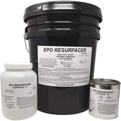Made in USA - 50 Lb Concrete Repair/Resurfacing - Light Gray, 25 Sq Ft Coverage, Epoxy Resin - Exact Tool & Supply
