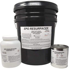 Made in USA - 50 Lb Concrete Repair/Resurfacing - Tile Red, 25 Sq Ft Coverage, Epoxy Resin - Exact Tool & Supply