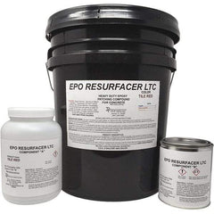 Made in USA - 50 Lb Concrete Repair/Resurfacing - Tile Red, 25 Sq Ft Coverage, Epoxy Resin - Exact Tool & Supply