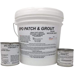 Made in USA - 2 Gal Concrete Repair/Resurfacing - Medium Gray, 25 Sq Ft Coverage, Epoxy Resin - Exact Tool & Supply