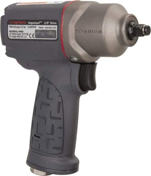 Ingersoll-Rand - 3/8" Drive, 15,000 RPM, 300 Ft/Lb Torque Impact Wrench - Pistol Grip Handle, 1,500 IPM, 17 CFM, 1/4" NPT Inlet - Exact Tool & Supply