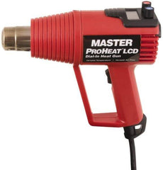 Master Appliance - 130 to 1,000°F Heat Setting, 4 to 16 CFM Air Flow, Heat Gun - 120 Volts, 11 Amps, 1,300 Watts, 6' Cord Length - Exact Tool & Supply
