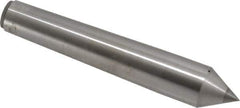 Made in USA - Carbide-Tipped Alloy Steel Standard Point Solid Dead Center - Jarno 10 Taper, 7-1/2" OAL - Exact Tool & Supply