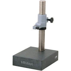 Mitutoyo - Indicator Transfer & Comparator Gage Stands; Type: Comparator Gage Stand ; Fine Adjustment: Yes ; Includes: Base ; Includes Anvil: Yes ; Includes Dial Indicator: No ; Includes Holder: Yes - Exact Tool & Supply